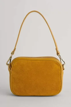 Annulet Leather And Suede Bag