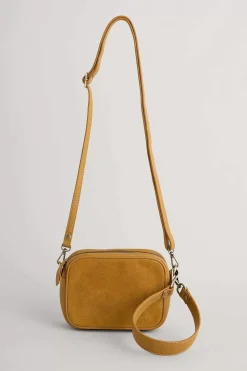 Annulet Leather And Suede Bag