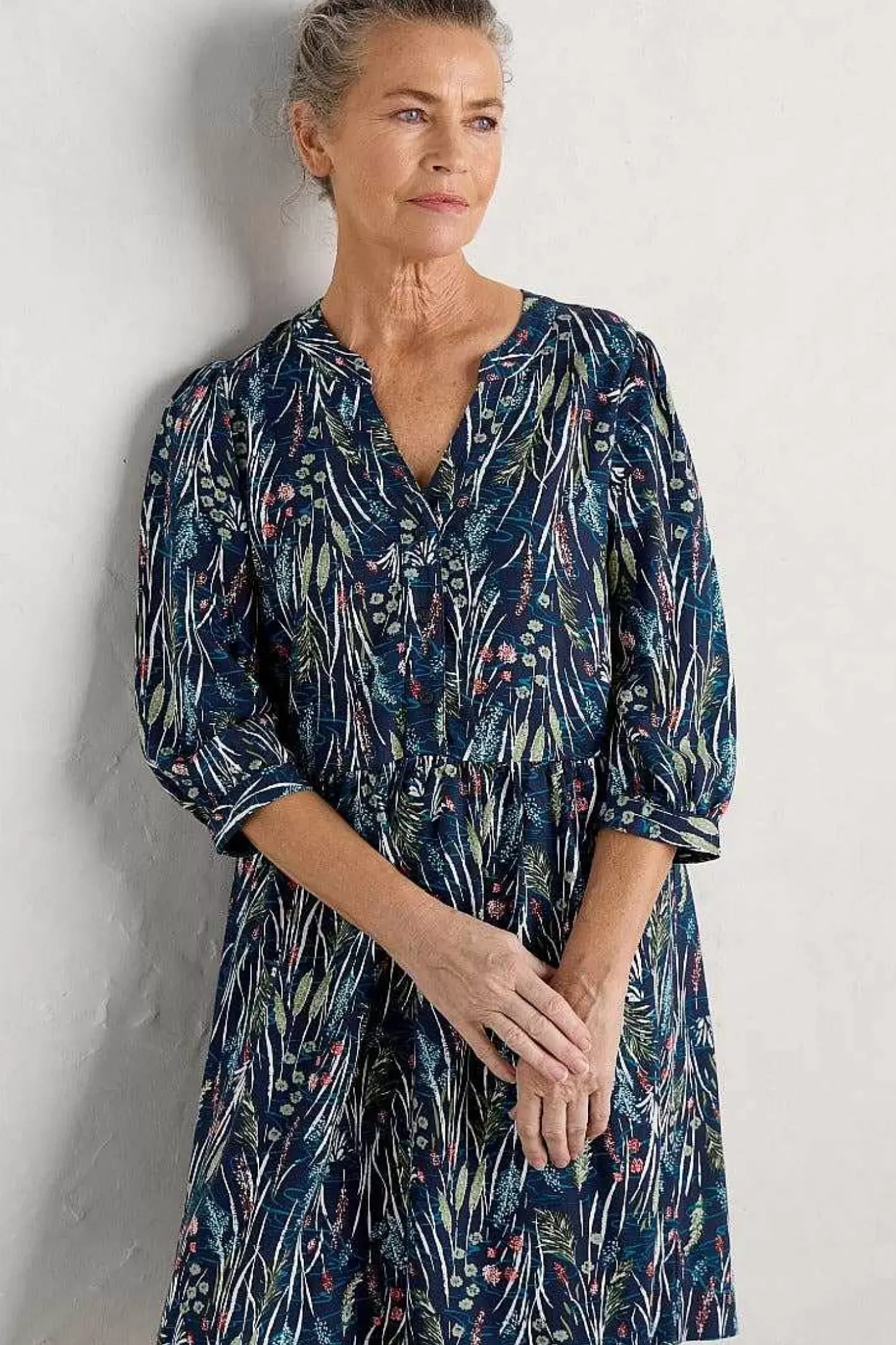 Apple Barn Printed Dress