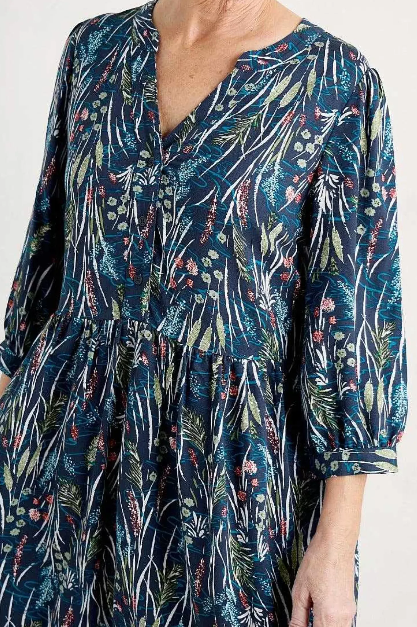 Apple Barn Printed Dress