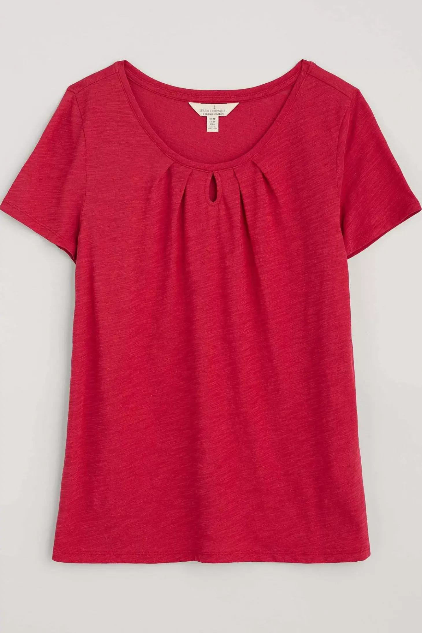 Appletree Keyhole Detail T-Shirt (Gots)