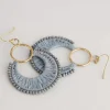 Arum Beaded Drop Earrings