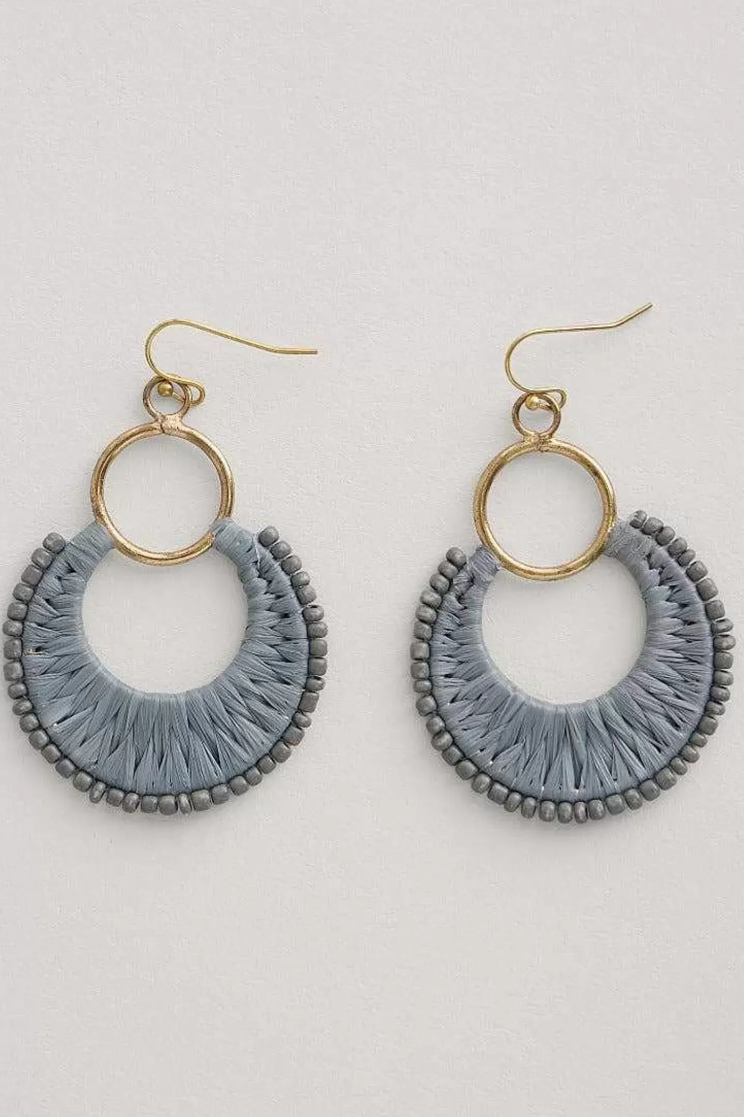 Arum Beaded Drop Earrings