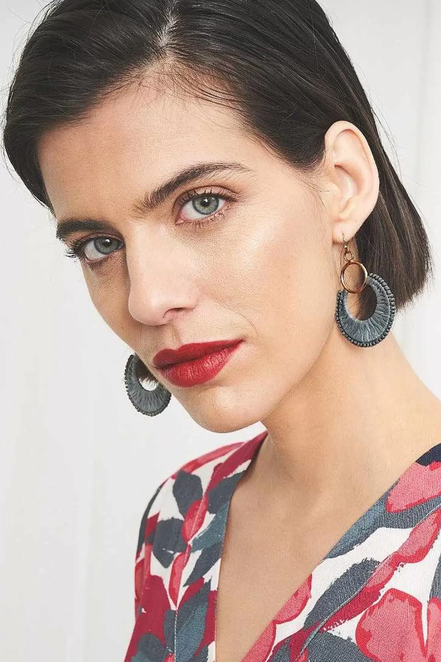 Arum Beaded Drop Earrings