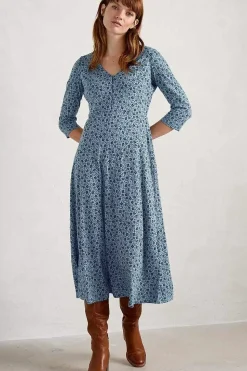 Ava Jersey V-Neck Dress