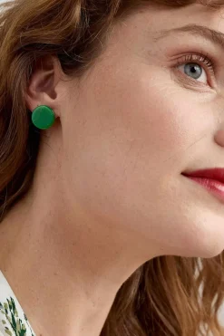Ballowall Circle Stud Earrings
