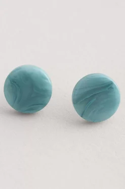 Ballowall Circle Stud Earrings
