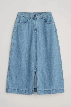 Bowline Denim Midi Skirt