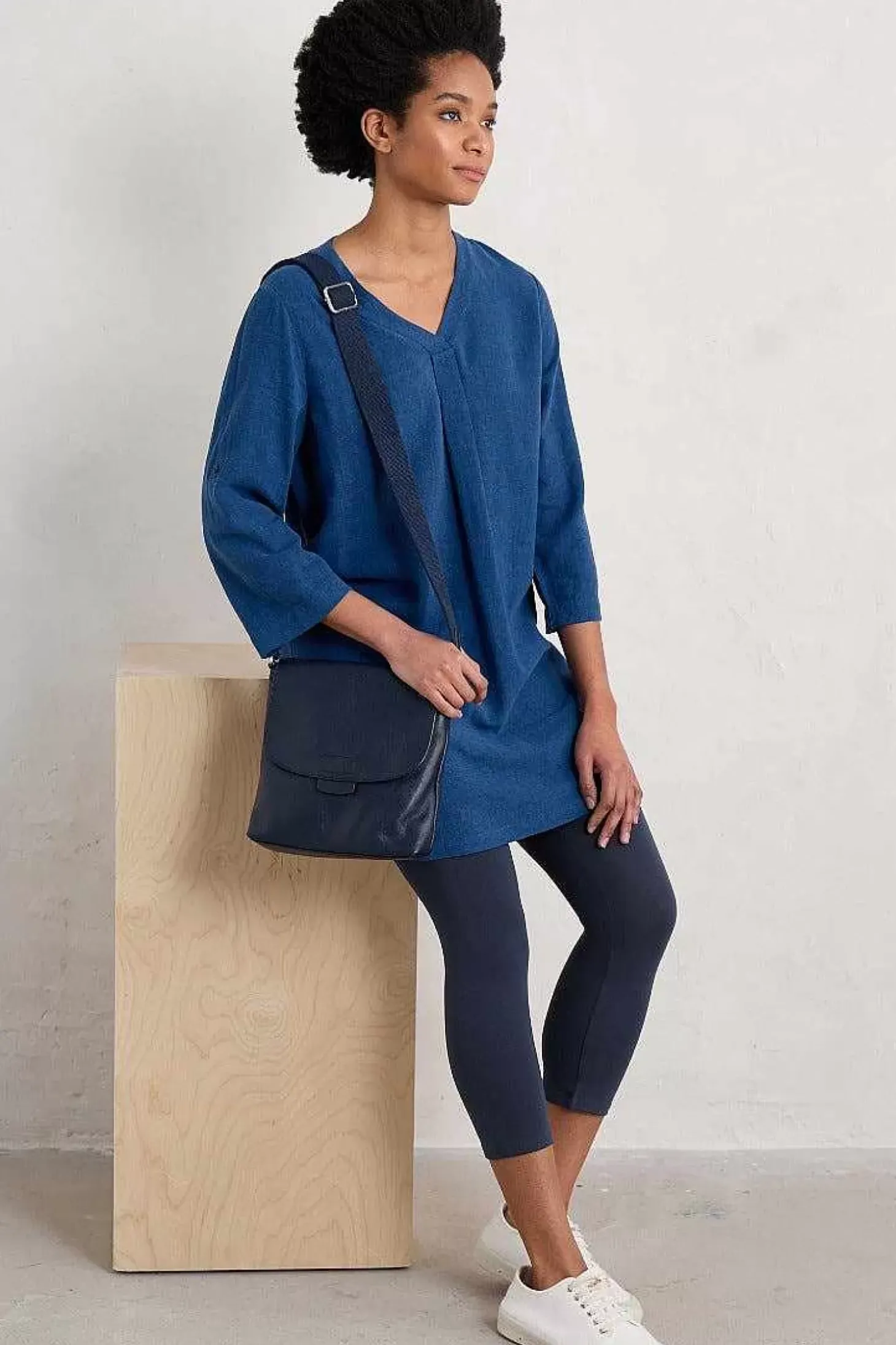 Brittlestar V-Neck Linen Blend Tunic