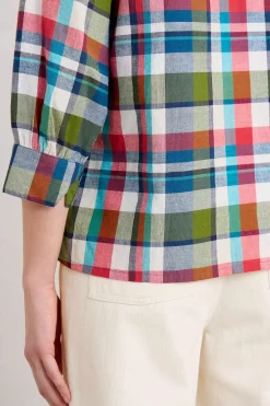 Bryn Checked Top