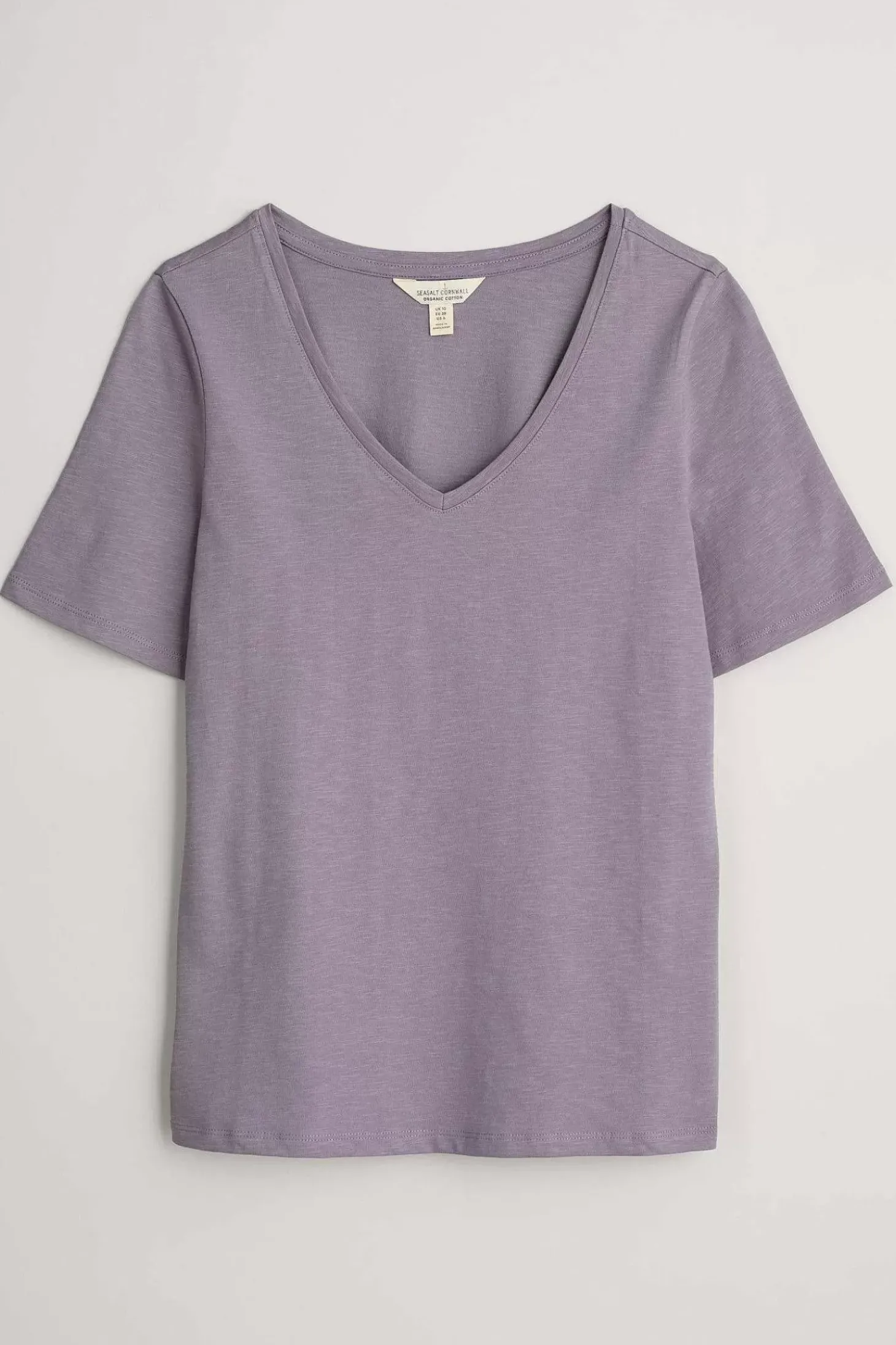 Burdock Organic Cotton V-Neck T-Shirt (Gots)