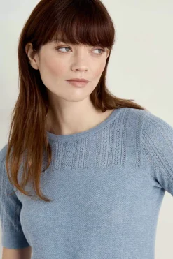 Chiff Chaff Short Sleeve Knitted Top