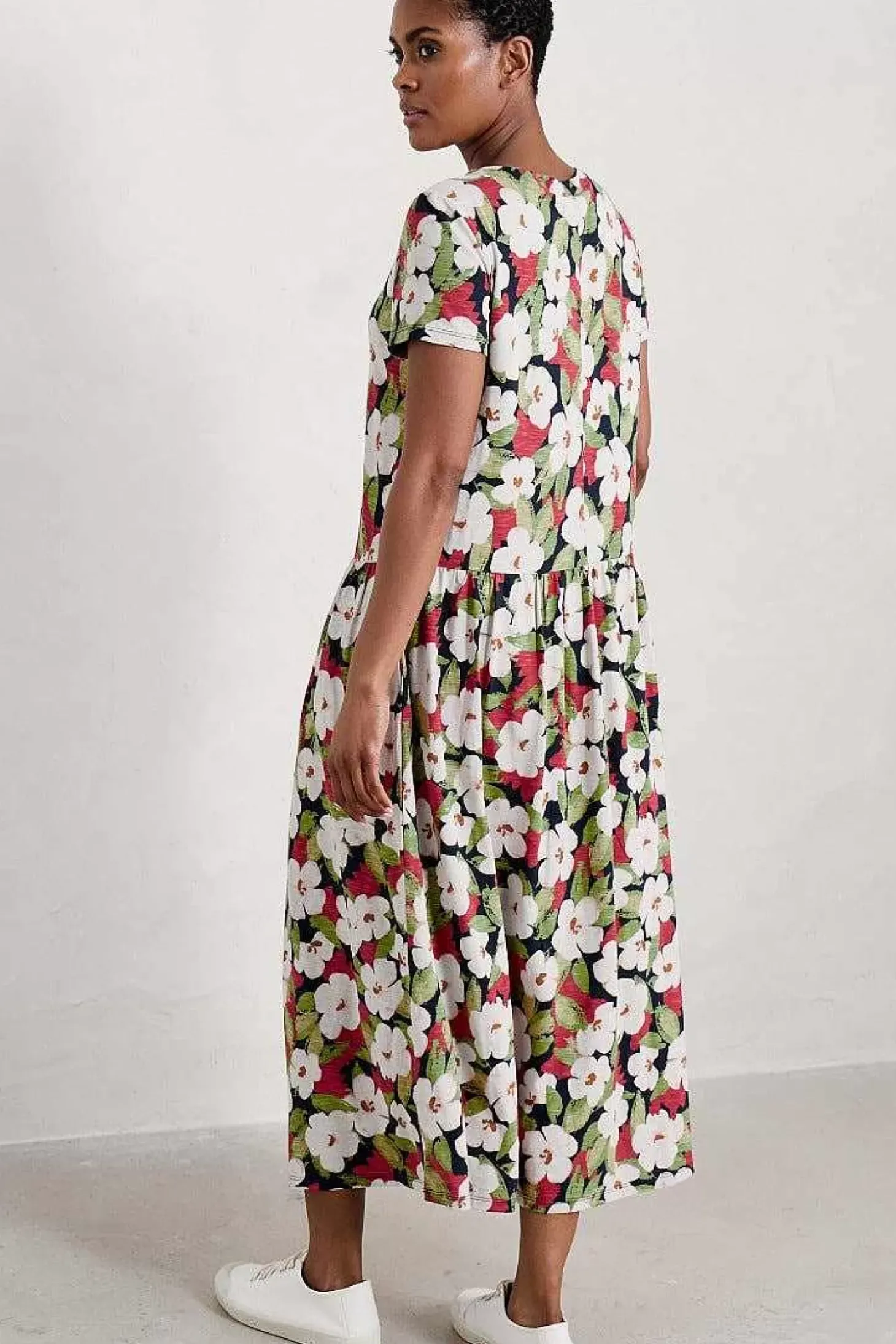 Cladonia Short Sleeve Jersey Dress