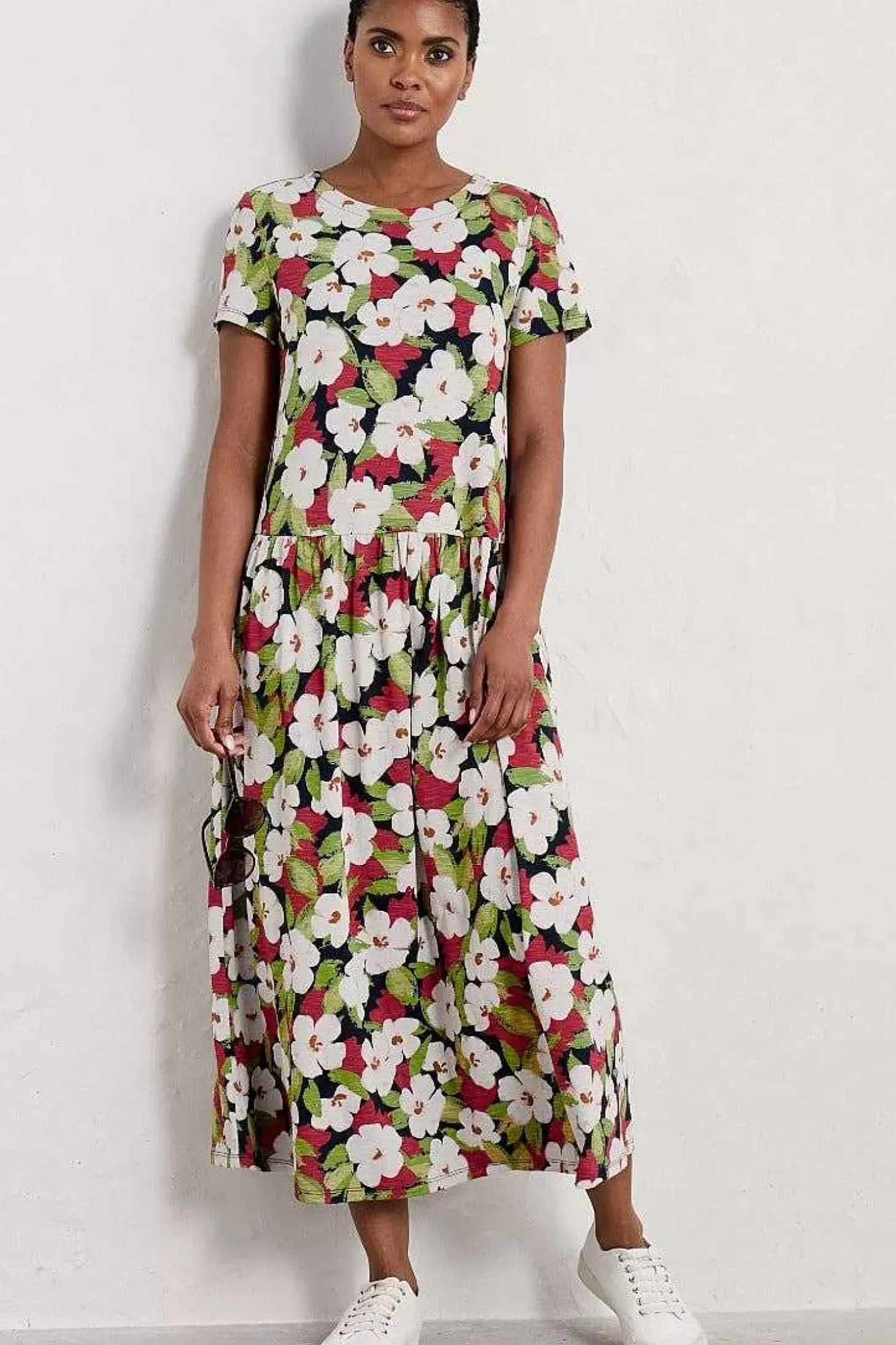 Cladonia Short Sleeve Jersey Dress