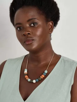 Conifer Ceramic Bead Necklace