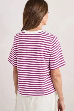 Copseland Striped Organic Cotton T-Shirt (Gots)