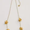 Corsage Flower Chain Necklace