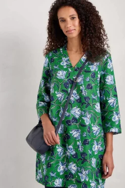 Curves Flow Ramie Tunic