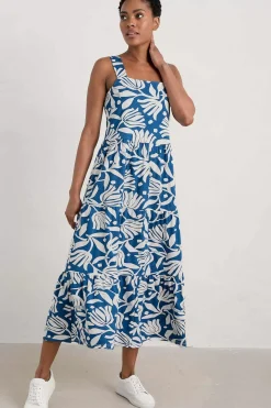 Deep Water Tiered Dress