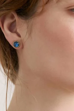 Dot Moth Stud Earrings