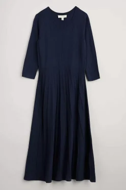 Folk Song Knitted Midi Dress