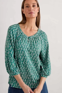 Garlanding Jersey Top
