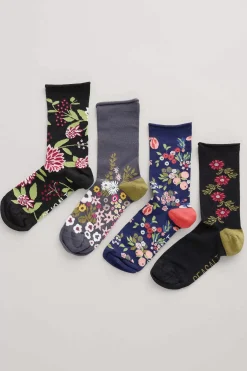 Gift Box Of 4 Women's Sailor Socks