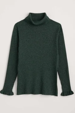 Glass Stem Sparkly Roll Neck Jumper