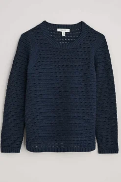 Gull Rock Pointelle Knit Jumper (Gots)