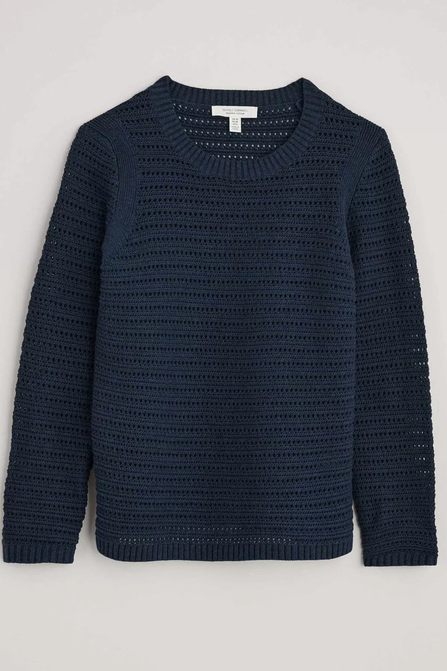 Gull Rock Pointelle Knit Jumper (Gots)