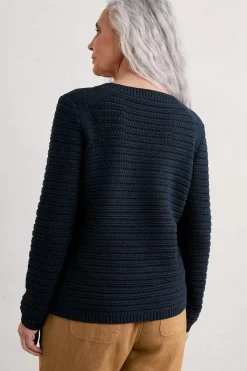 Gull Rock Pointelle Knit Jumper (Gots)
