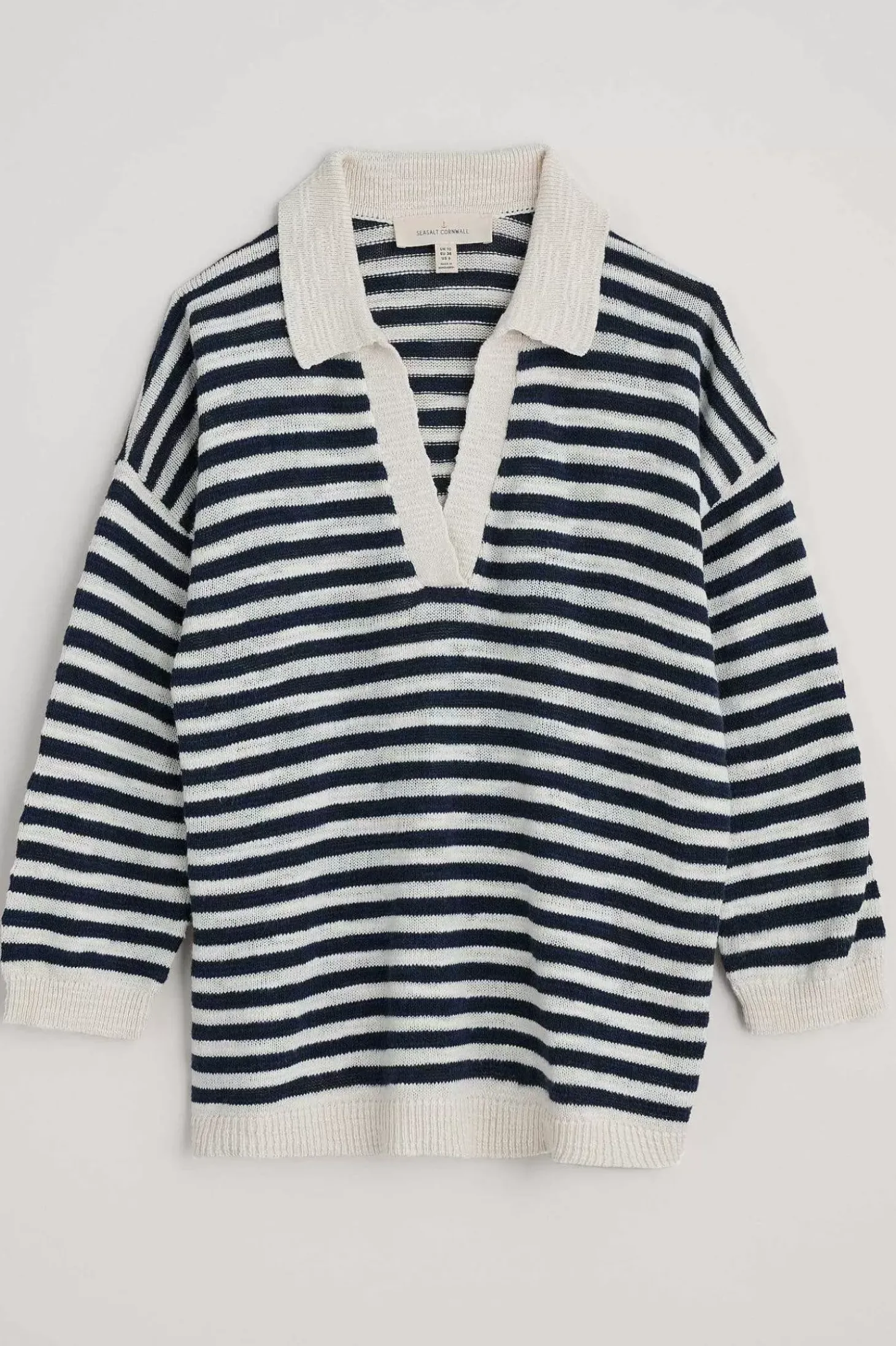 Gwynver Lightweight V-Neck Collared Jumper