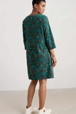 High Key Needlecord Dress