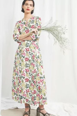 Lethlean Pleated Maxi Skirt