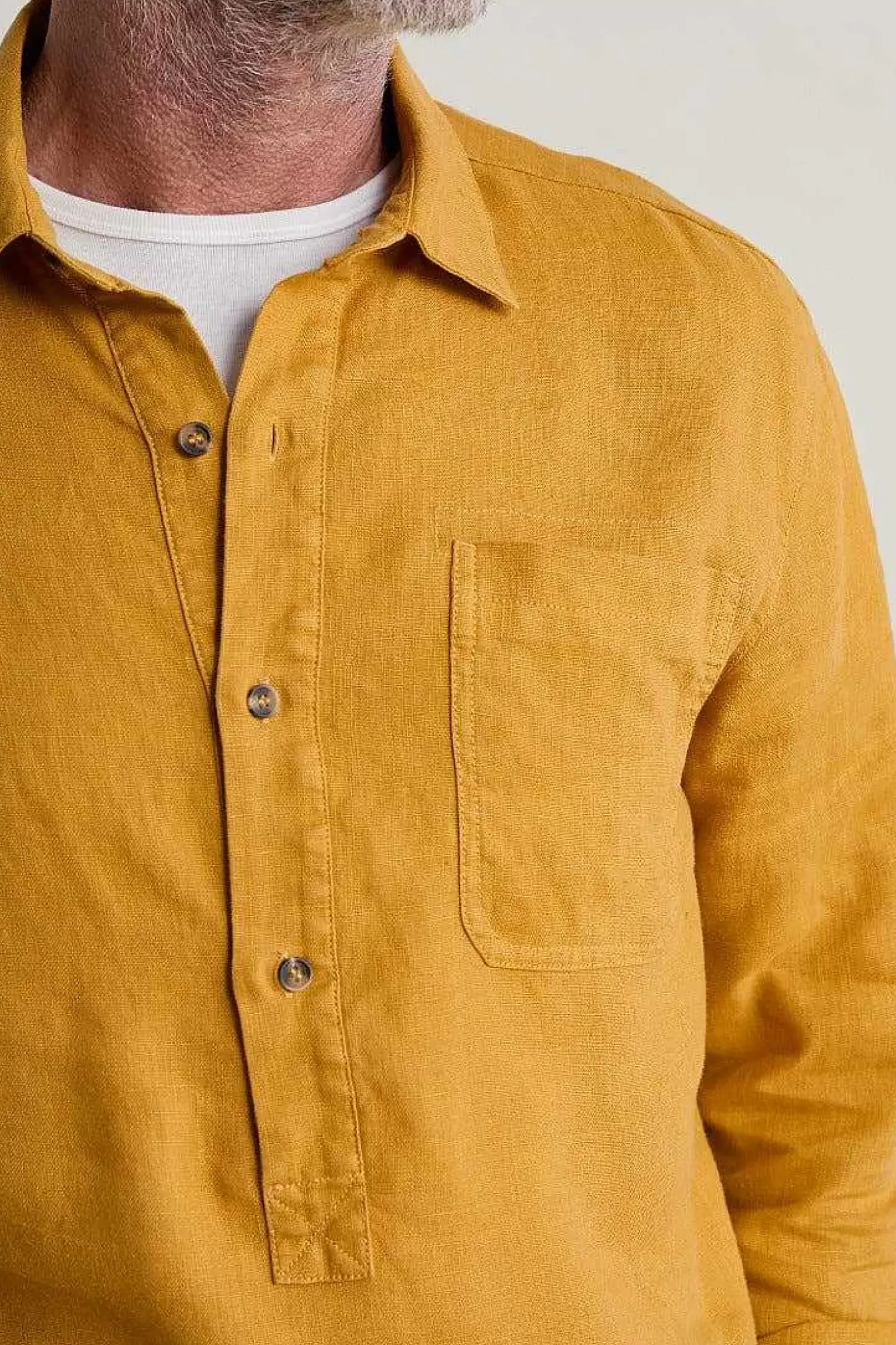 Men's Artist's Linen Shirt