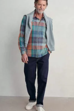 Men's Banyan Checked Cotton Shirt