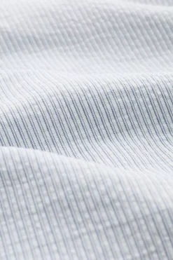 Men's Blue Heron Seersucker Short Sleeve Shirt
