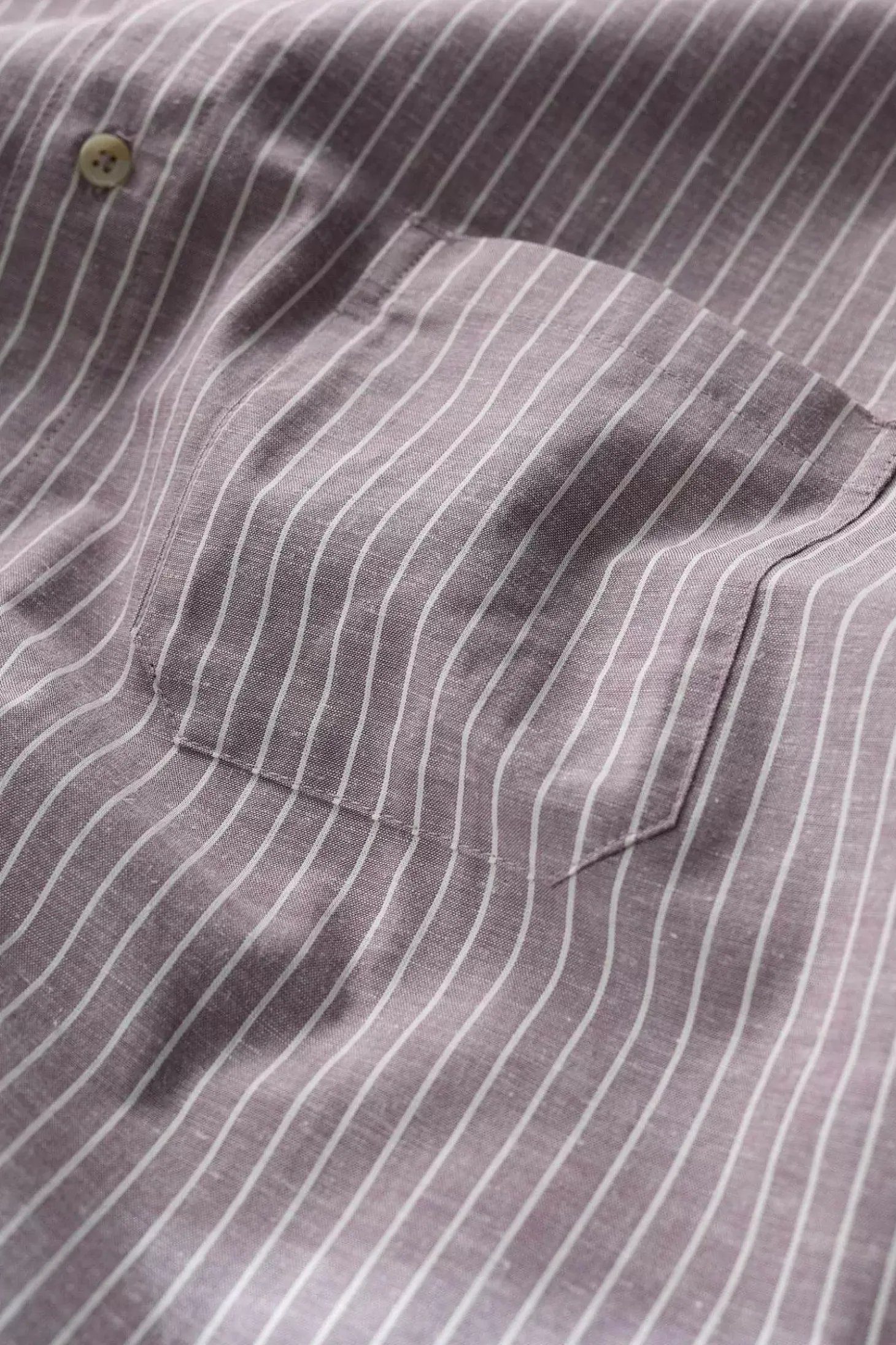 Men's Blue Heron Striped Short Sleeve Shirt