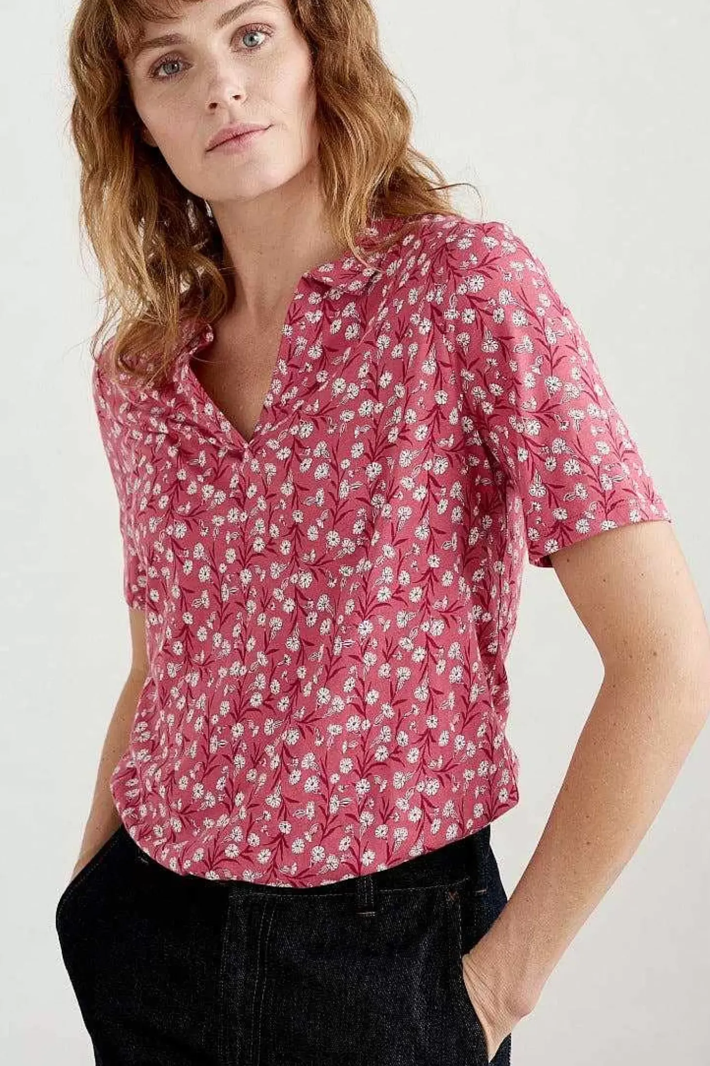 Misty Sky Short Sleeve Jersey Shirt