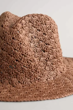 Ocean Sky Paper Crochet Hat
