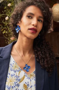 Pollinator Flower Pendant