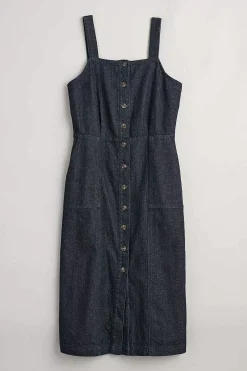 River Rock Midi Pinafore Dress