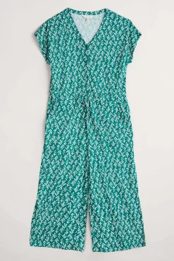 Rose Trellis Wide Leg Jumpsuit