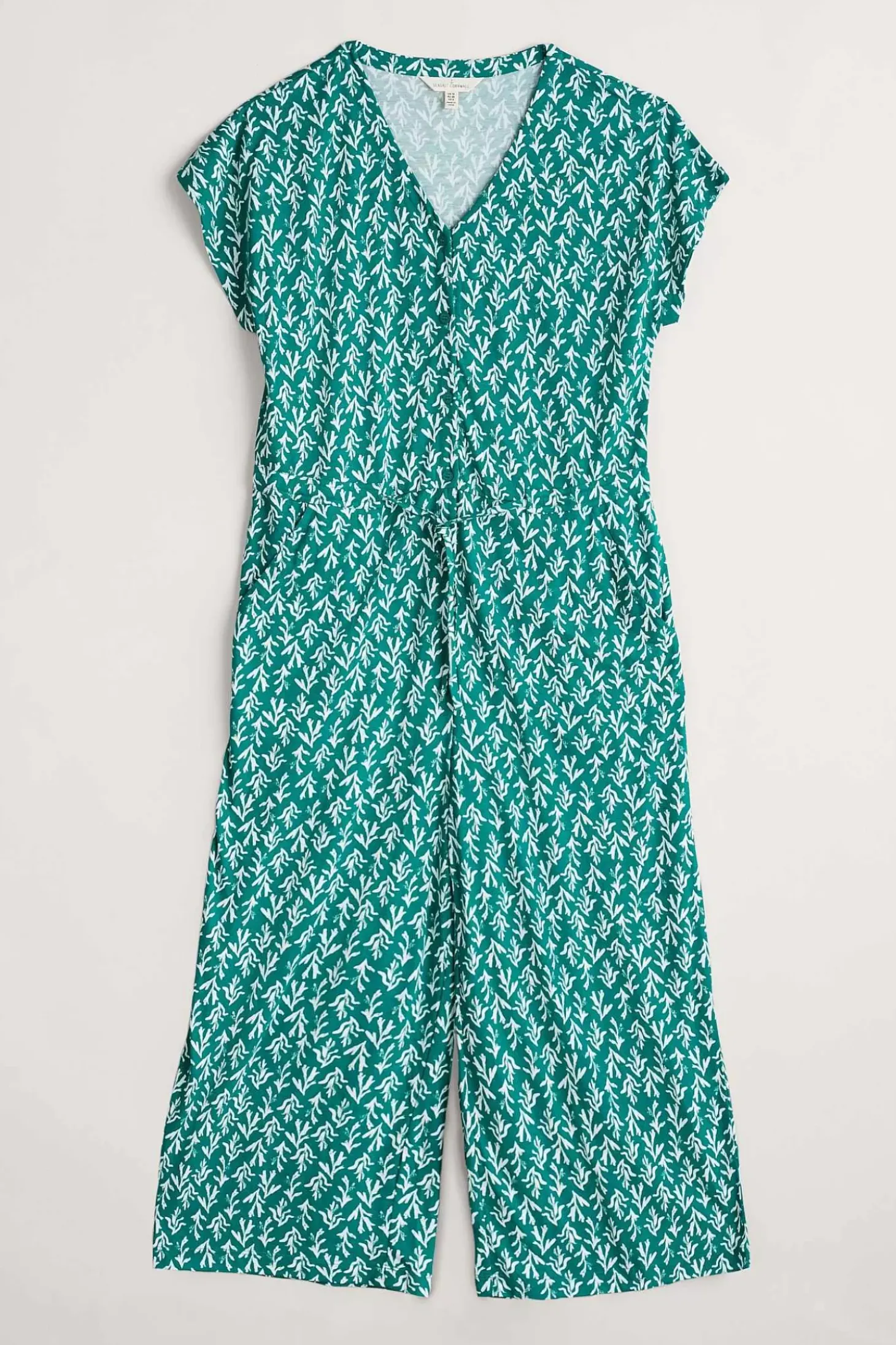 Rose Trellis Wide Leg Jumpsuit