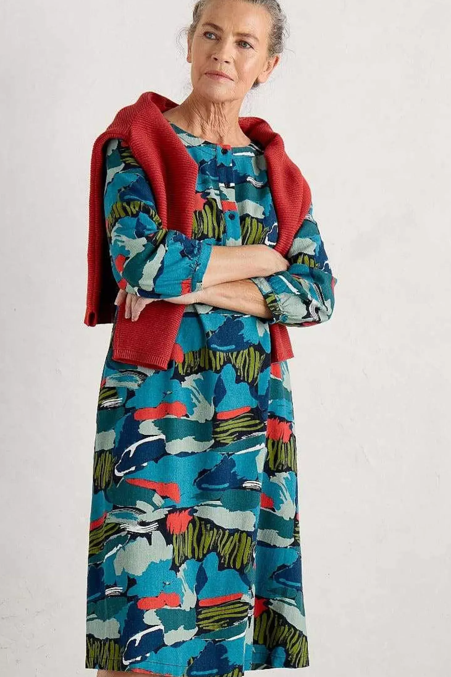 Sea Call A-Line Dress
