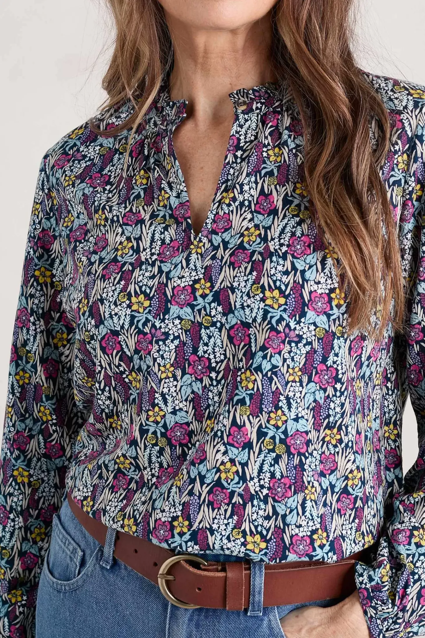 Sea Flow Printed Top