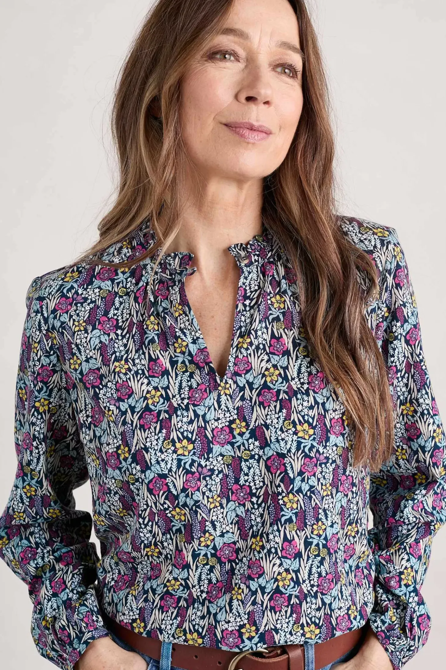 Sea Flow Printed Top
