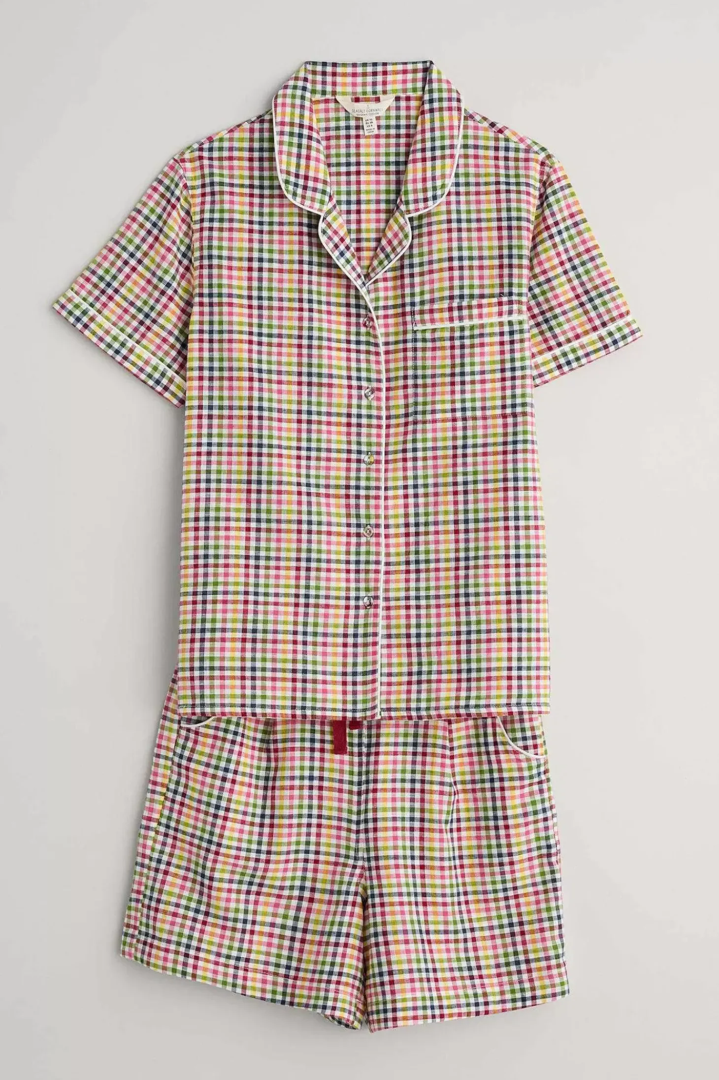 Senara Checked Summer Pyjamas