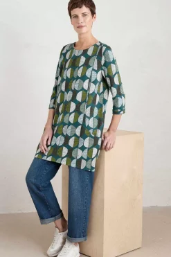 Shore Foraging Printed Tunic (Gots)