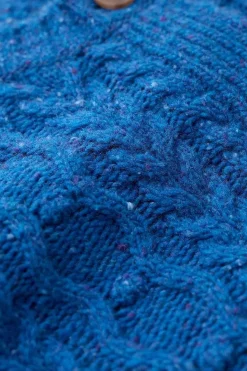 Tressa Merino Blend Cable Knit Cardigan